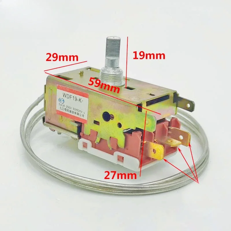 Thermostat Switch WDF19-K K50 K54 K59 K59E Refrigerator Thermostat For Siemens Bosch Refrigerator