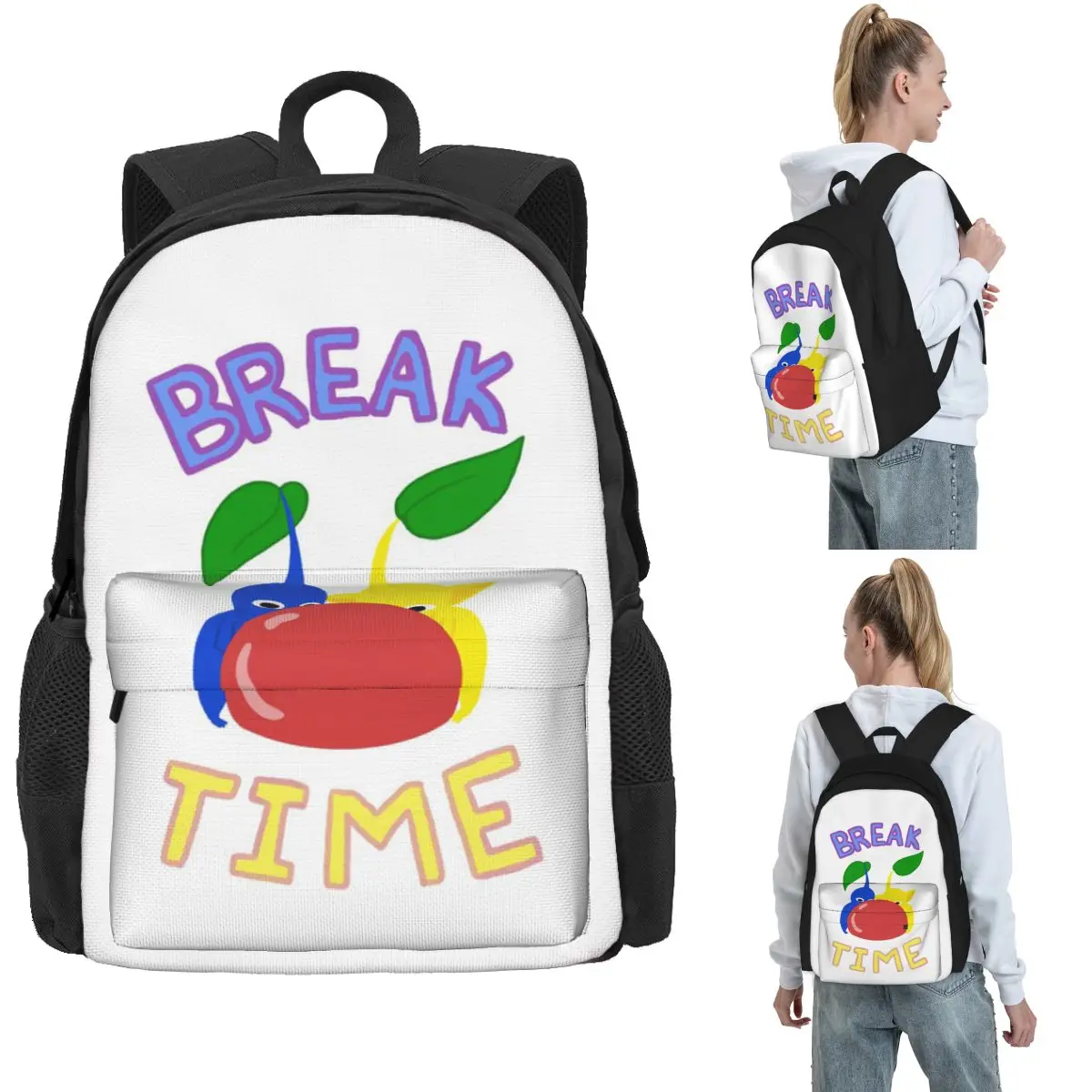 

Break TIme Backpack Hot Sale Daypack Large Capacity Kids BookBag School Bag Shoulder Bags for Men Women