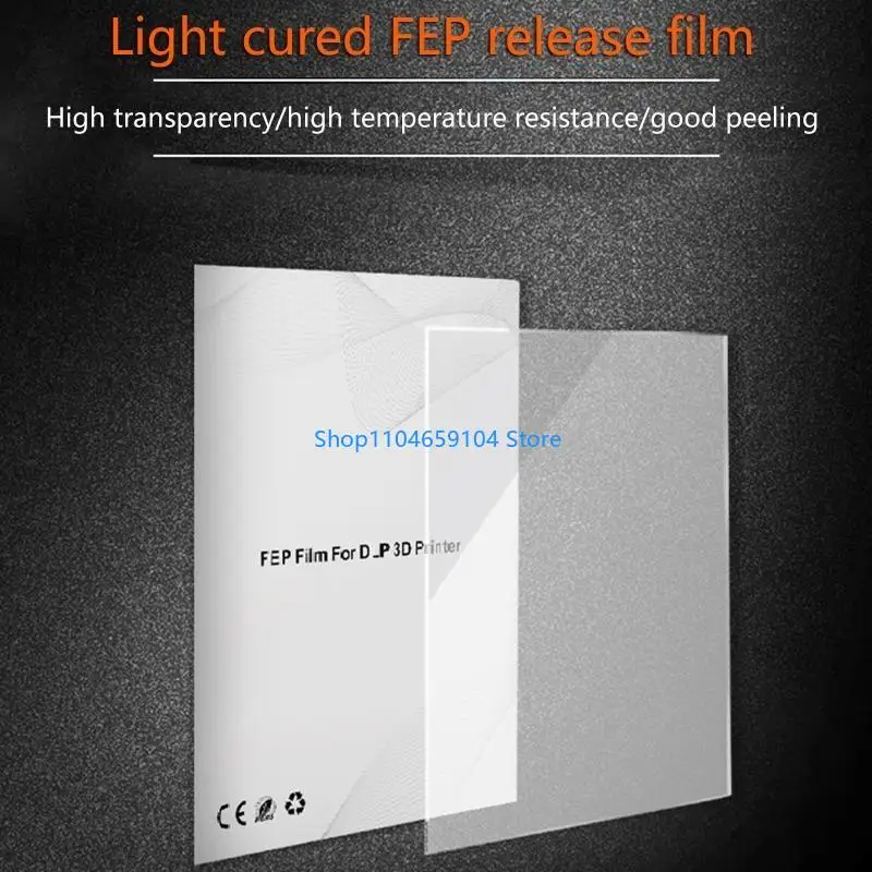 2 Pack FEP Release Film 200 x 140mm SLA/LCD FEP Film Sheet for Resin 3D Printers, Thickness 0.1mm