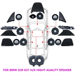 Car Speaker For BMW G30 G31 Plug and Play Cent Speaker Door Loudspeaker Seat Subwoofer Upgrade Horn HK Cover Power