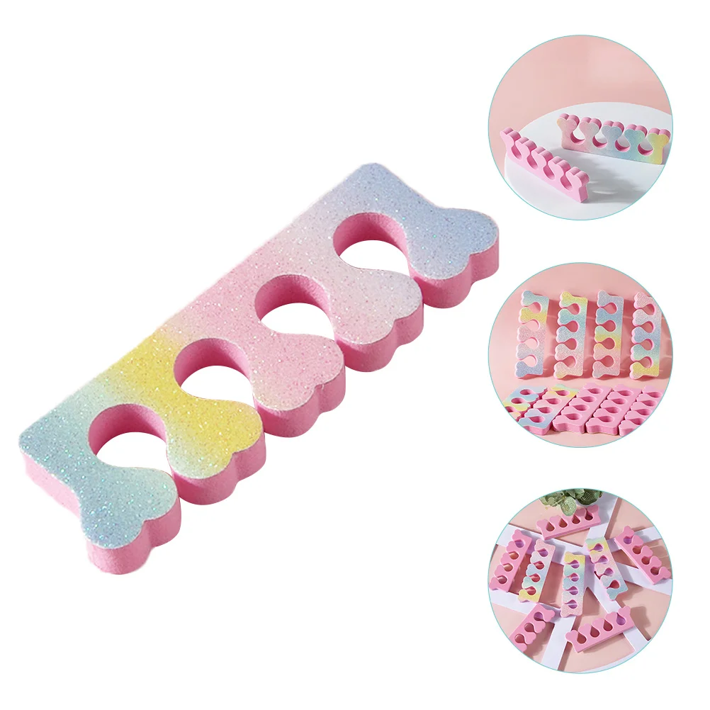 

30 Pcs Toe Separators Nail Art Tools Creative Manicure Dividers Reusable Blood Beauty Parlor Spa Party EVA