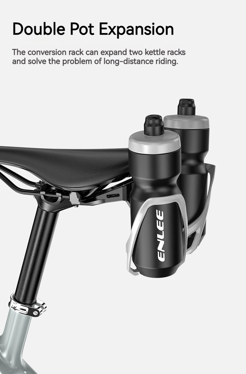 ENLEE Fahrrad Flasche Wiege Verlängerung Sitz Mountainbike Sitz Bogen Verlängerung Halterung Sattel Einstellung Expansion Rack Ausrüstung – Detail 3
