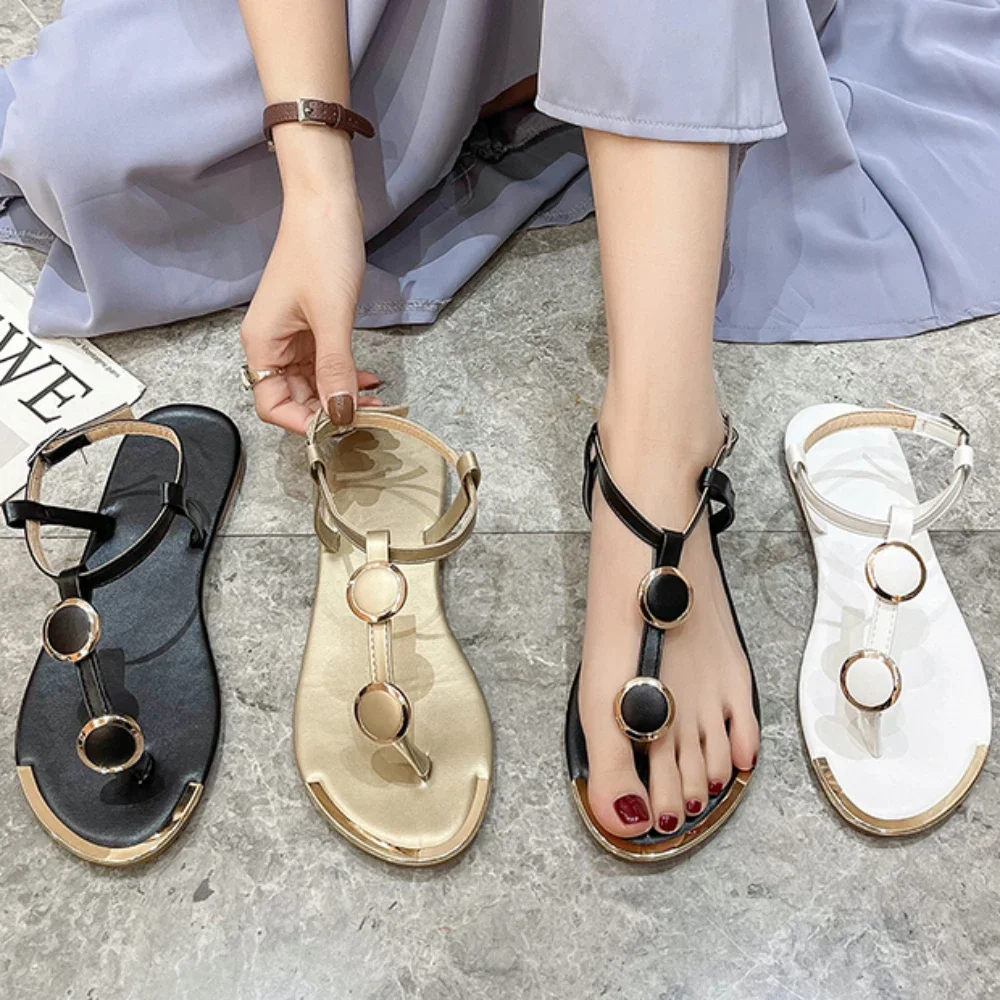 Women Sandals Lightweight Fashion Outdoor Shoes for Women 2024 Summer New Flat Casual Sandals Shallow Beach Designer Sandals