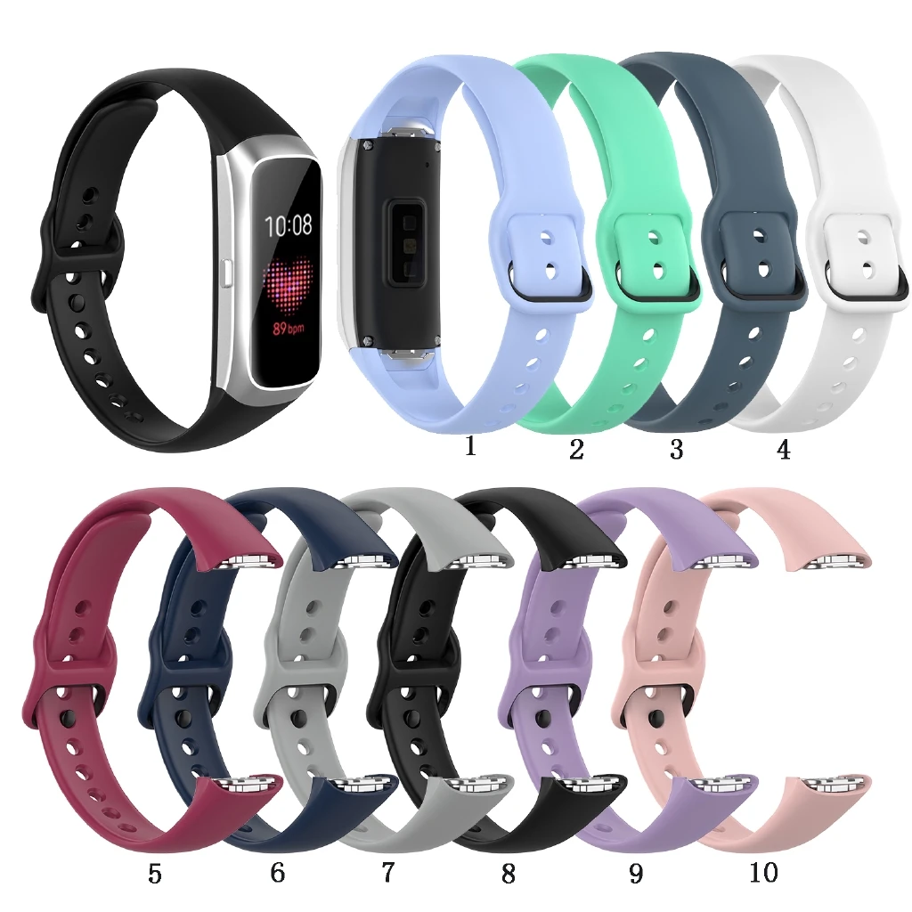 Silicone Band Strap For Samsung Galaxy Fit SM-R370