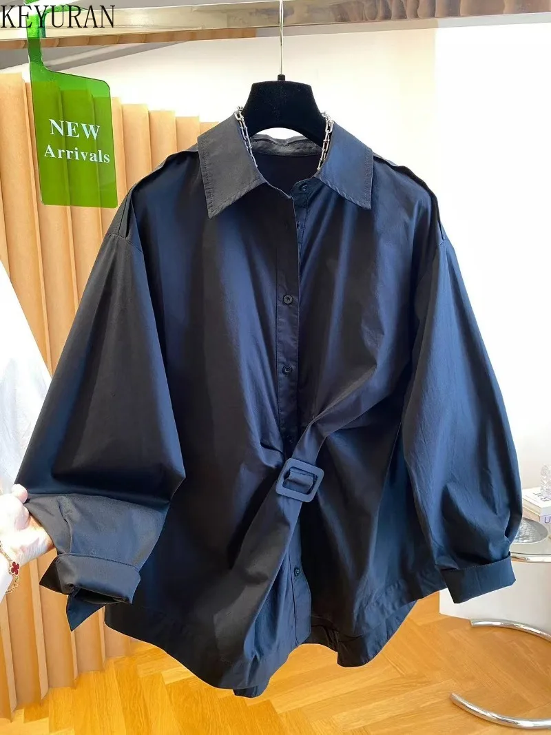 

2026 Spring Office Lady Elegant Cotton Shirts and Blouses for Women Long Sleeve Tops Blusas Women's Korean Casual Loose Shirt