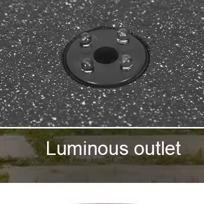 14 Inch Solar Water Fountain Garden Water Fountain Round Stone Solar Powered with LED Lights &amp; Pump for Garden Patio Deck Porch