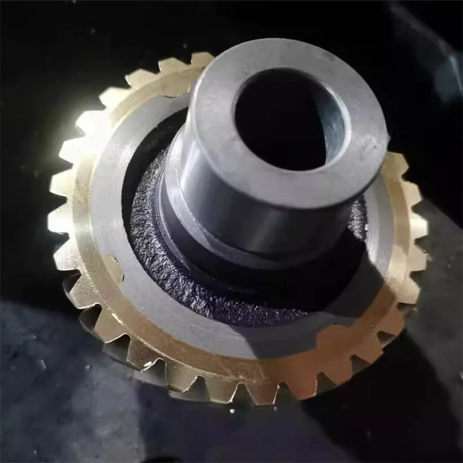 NRV reducer whole machine worm gear and worm accessories 30-150 speed ratio optional 7.5/10/15/20/25/30/40/50/60/80/100