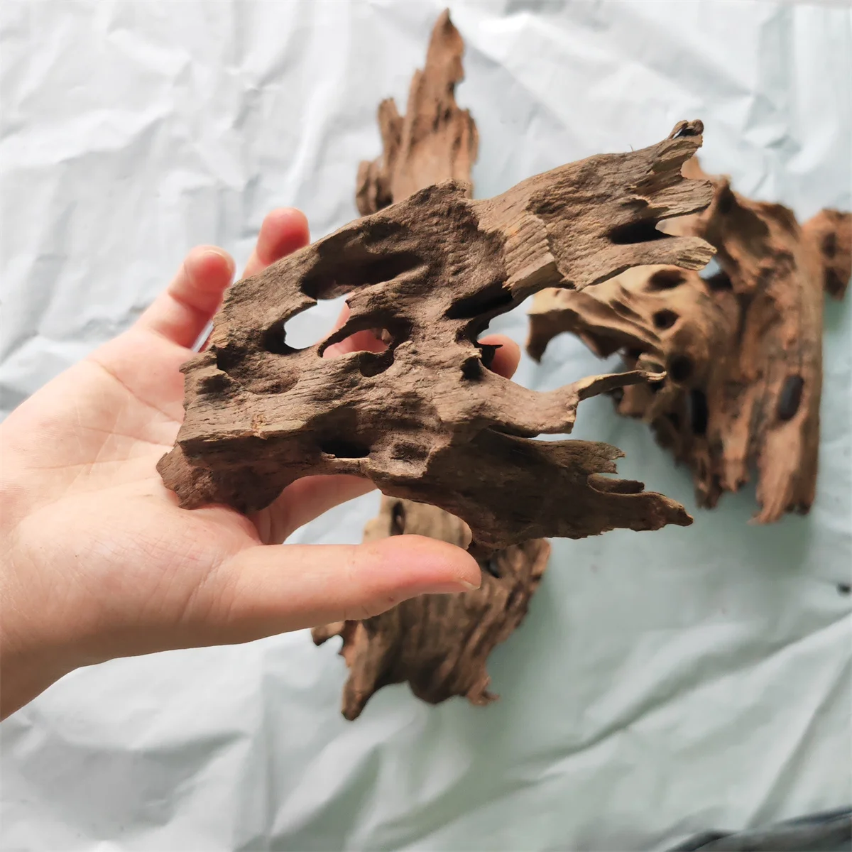 aquarium wood natural large driftwood Fish tank Shrimp wood Fish rest hole Fish Tank Drift wood Tree Trunk Drift wood Aquarium