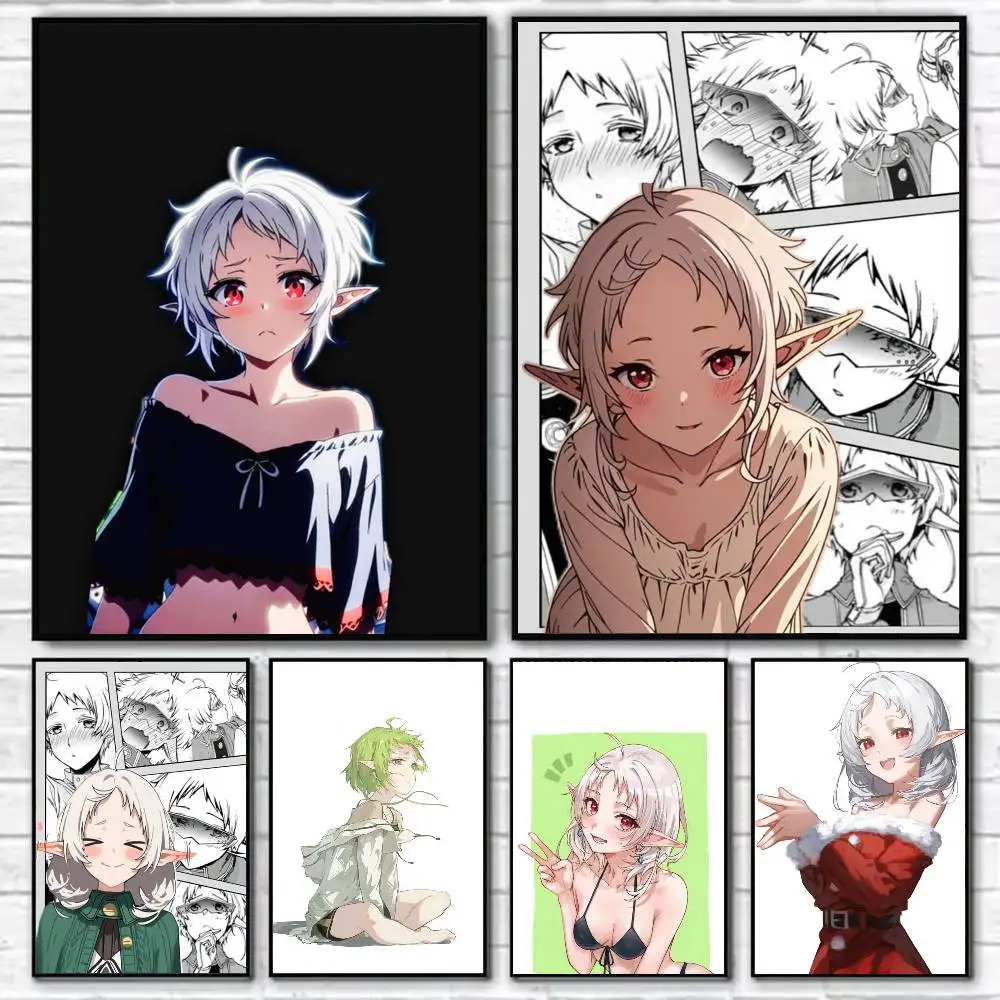 

Anime M-Mushoku T-Tensei Poster Self-adhesive Art Waterproof Paper Sticker Coffee House Bar Room Wall Decor