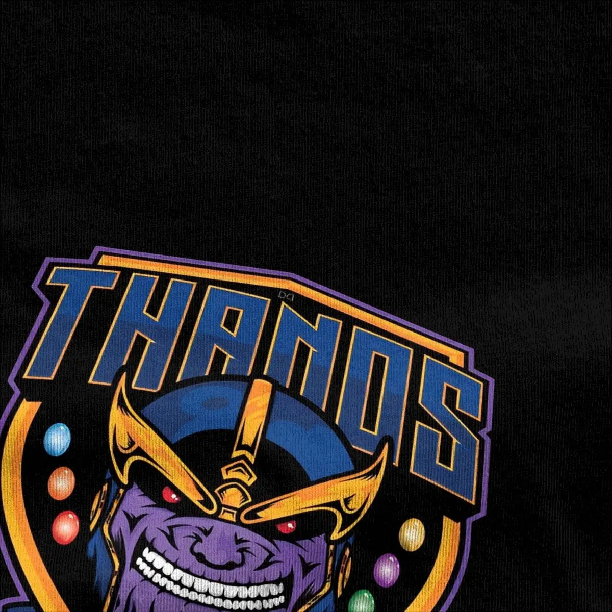 Marvel Thanos Print T Shirt Trendy Cool T Shirts Short-Sleeve Awesome Tops Summer Cotton O-Neck Plus Size Tees