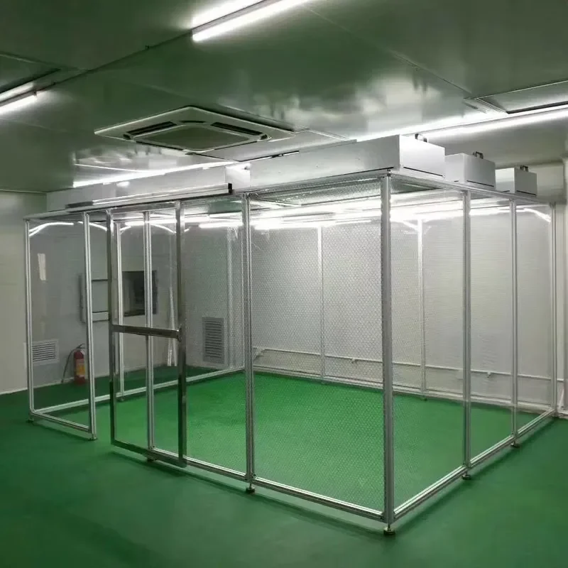 Modular Clean Room DC Motor Clean Booth Customizable Modular Cleanbooth