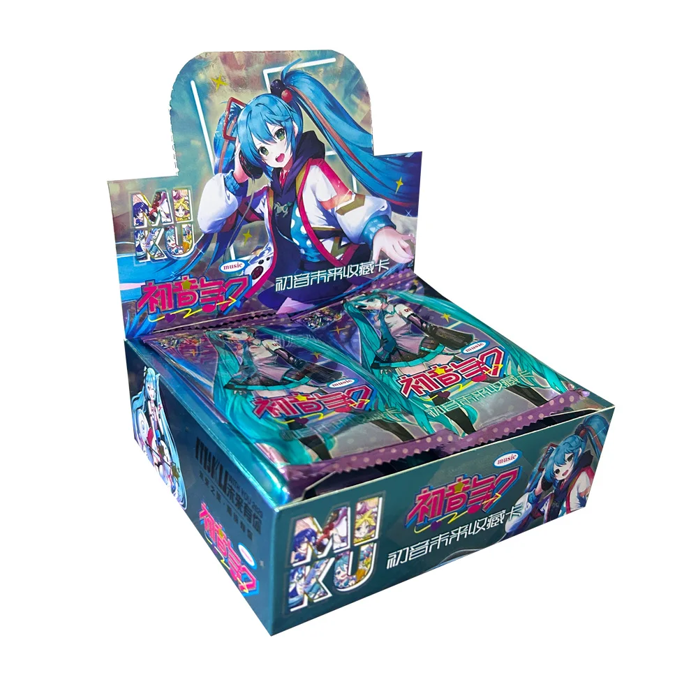 Wholesale Hatsune Miku Collection Card Japanese Anime Gorgeous Dazzling Cool Options Cards Children Toys Birthday Christmas Gift