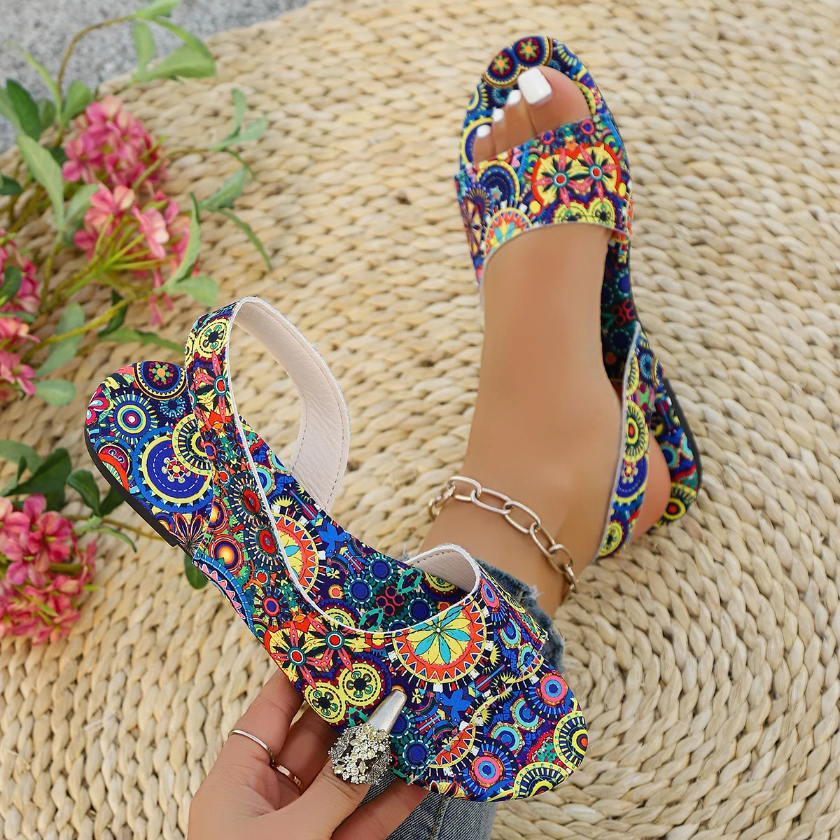 

Женские сандалии, модные сандалии на танкетке, женские сандалии Huaraches, нескользящие женские сандалии с открытым носком, женская обувь