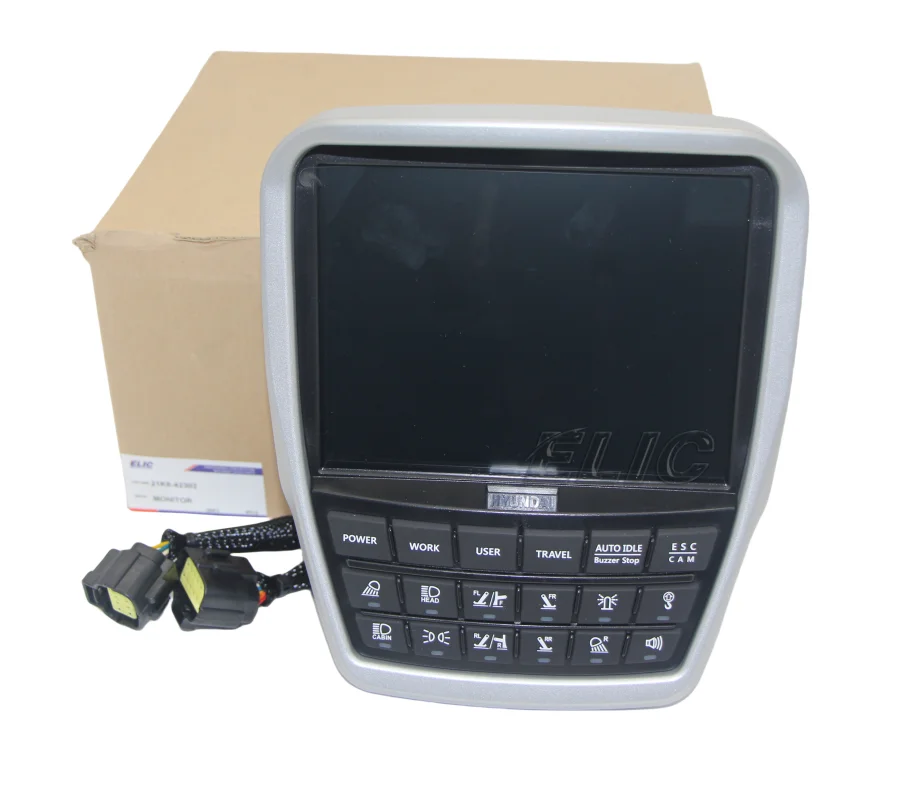 ELIC 21K8-42302 HX300 Excavator Monitor Display Panel 21K8-42303 21K8-41210 21K8-41201 21K8-41200 6 Month Warranty