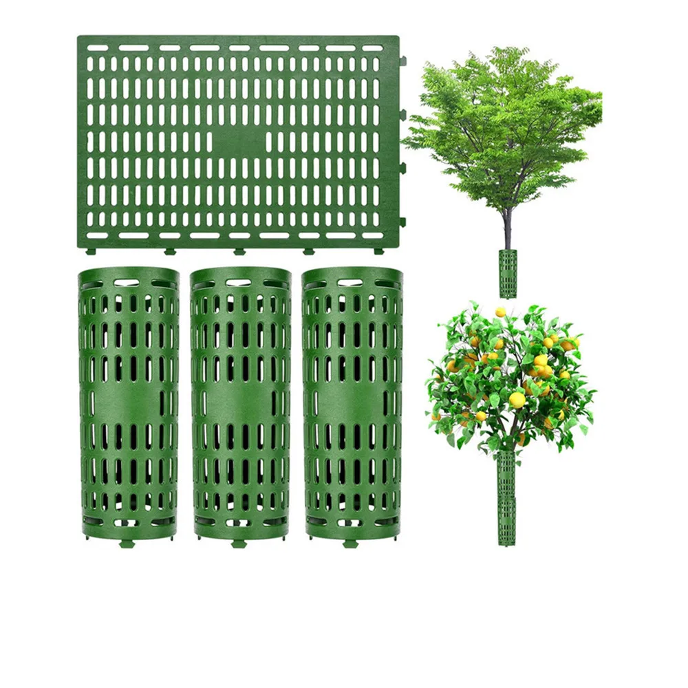 Plant trunk protective cover can be spliced plastic sapling bark protective cover multi-functional tree protective fence