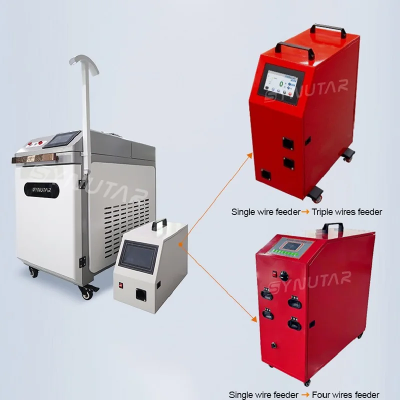 4-in-1 3000w high-efficiency handheld fiber laser welding machine for lithium battery industry