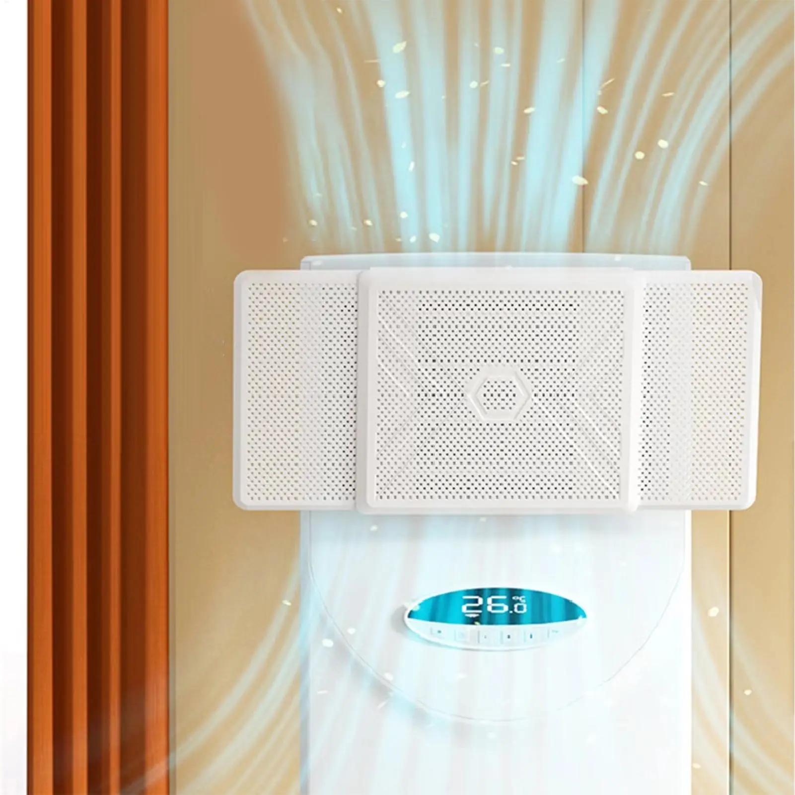 

Air Vent Deflector Standing AC Deflector Retractable Air Conditioner Accessories For Workplace Bathroom Living Room Dormitory