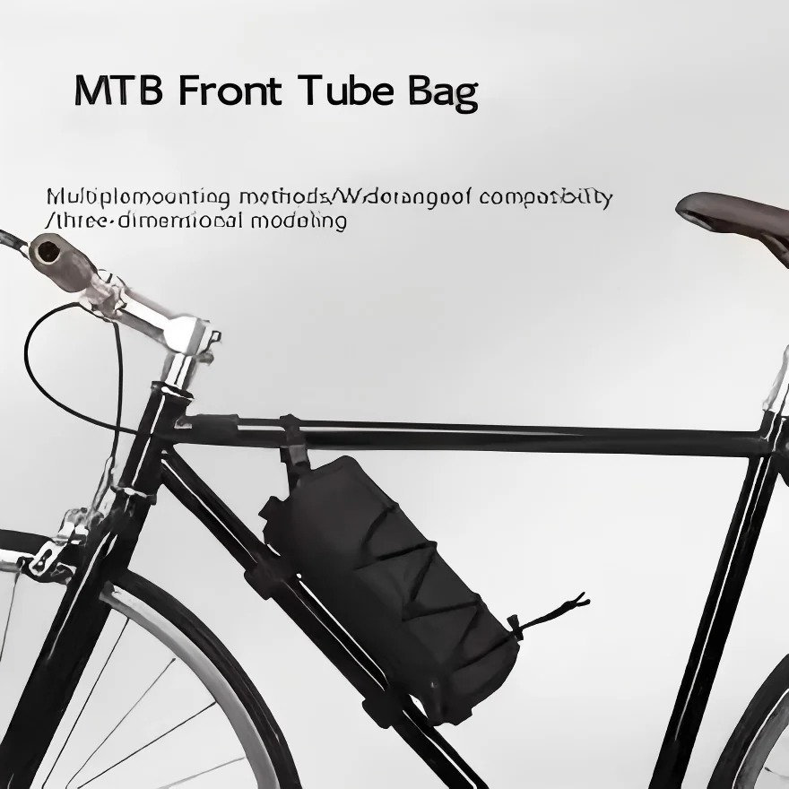 Multifunctional Waterproof Road Bicycle Handlebar Bag MTB Front Tube Bag Portable Frame Pannier Outdoor Shoulder Bag for Cycling view 4
