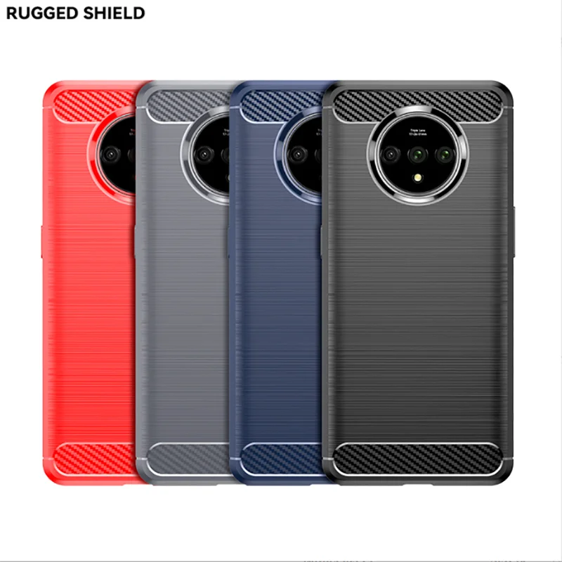 Shockproof Carbon Case For Oneplus 6 7 8 Pro Case Silicone TPU Cover for One plus 6T 7T 8T Oneplus6 Oneplus7 Cases Funda Capa