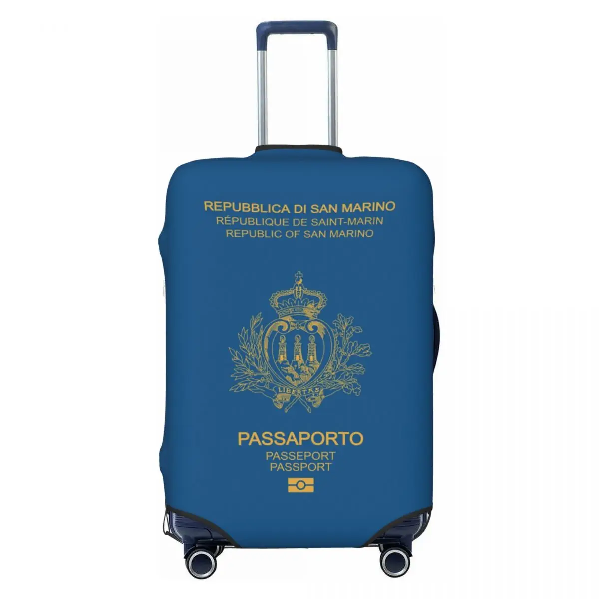 

Custom San Marino Passport Luggage Cover Protector Fashion Travel Suitcase Protective Cover for 18-32 Inch