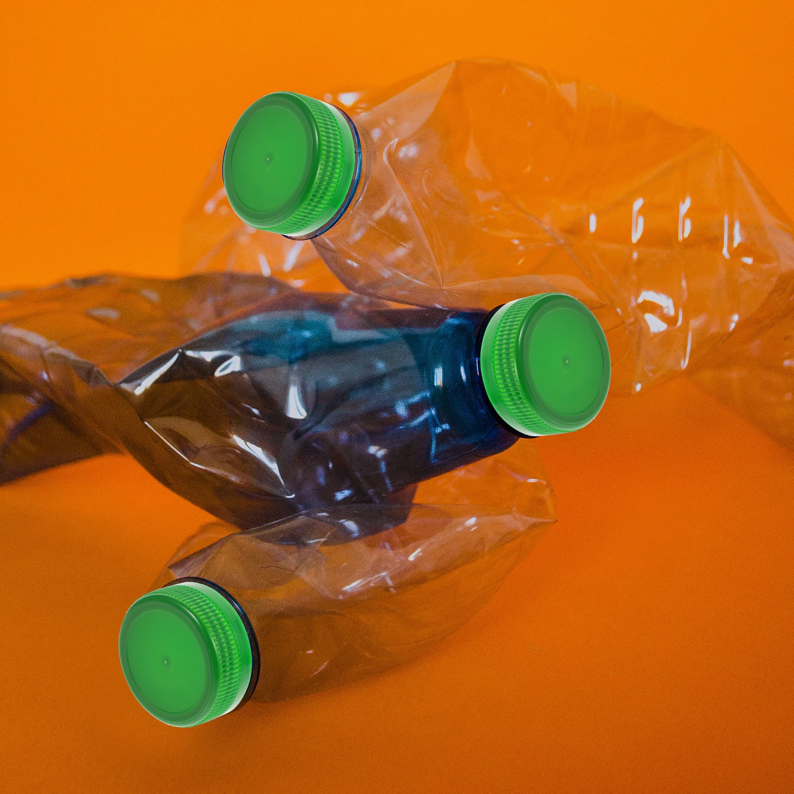 

100 Pcs Plastic Bottle Cap Caps for Bottles Sealing Practice Black with Screw Craft Accessories Child