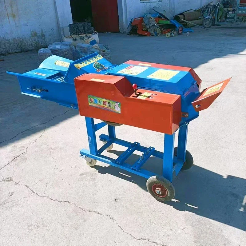 Breeding cattle and sheep dry and wet forage grinder, sweet potato seedling 3-ton guillotine silk kneading machine