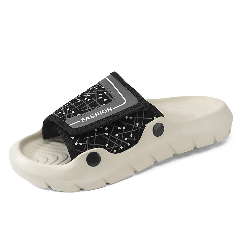 Novedad de verano, zapatillas informales grandes de EVA para hombres y mujeres, chanclas de playa al aire libre, sandalias casuales de moda para hombres