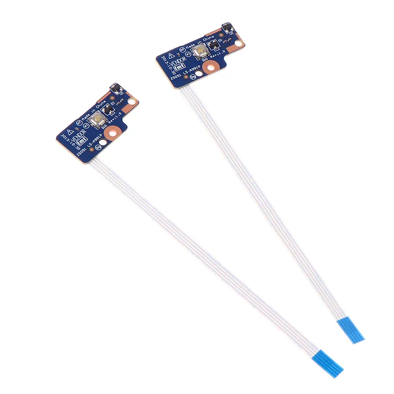 Accesorio 1/2 Piezas Original, Interruptor de Encendido/Apagado para Laptop HP 15-r 15-g 15-h 250 G3 15-r221tx, Placa de Botón de Encendido con Cable Flexible