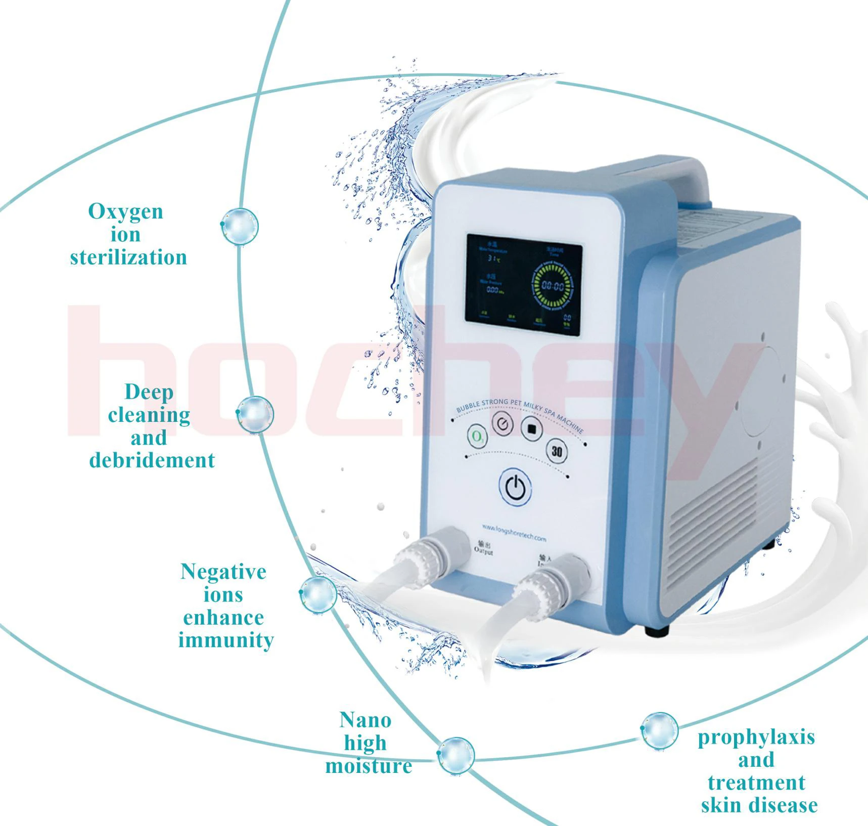 MT MEDICAL Veterinary Equipment Clinic Cat Dog Bubble Strong Nano Bubble Pet Milky SPA Wash Machine