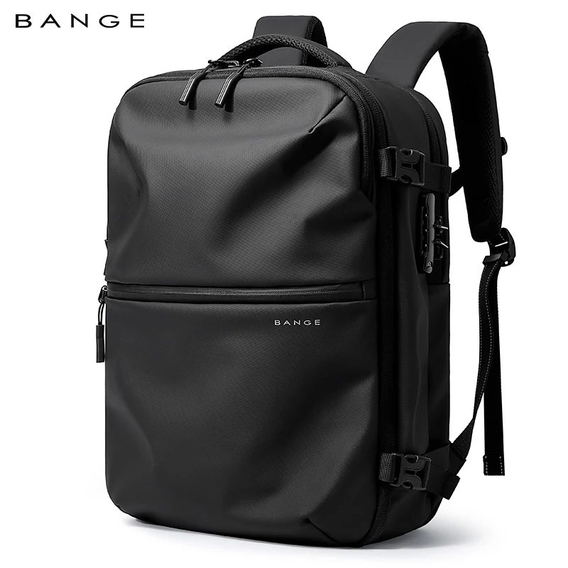 BANGE Nuova borsa da cabina antifurto Zaino da viaggio con separazione bagnata e asciutta per uomo Donna Bagaglio a mano Zaini per laptop da 15,6 pollici