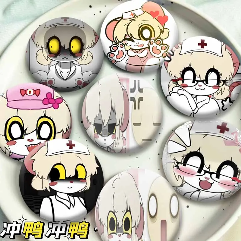 Anime Game Figure Terrible Mouse Lorna Enamel Pins Horror Cartoon Role Lapel Badges Backpack Clothing Accessories Jewelry Brooch