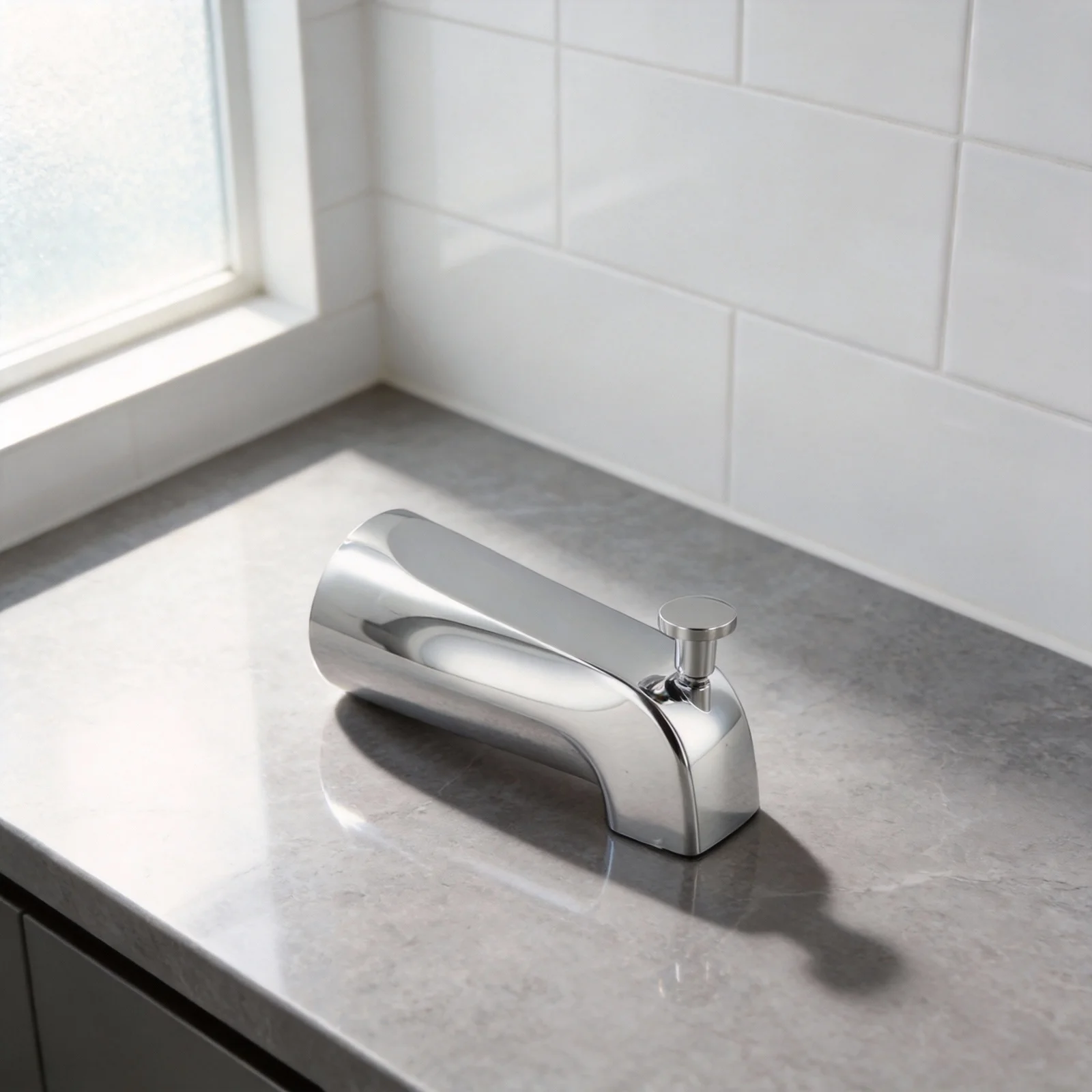 

Functional Diverter For Bathtub Bathtub Diverter Metal Tub Spout Chrome Diverter Tub Spout Easy Installation Effortless Cleaning