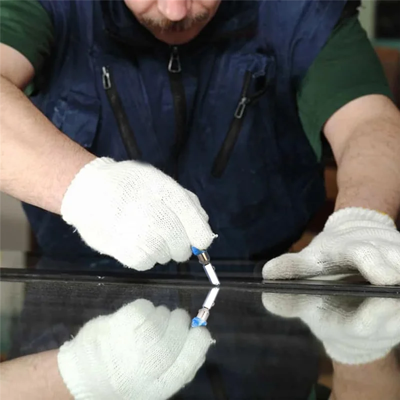 

AEE8-пистолетная ручка для резки стекла с подачей масла — 2 шт. профессиональных инструмента для резки стекла с режущими головками и капельницей для масла