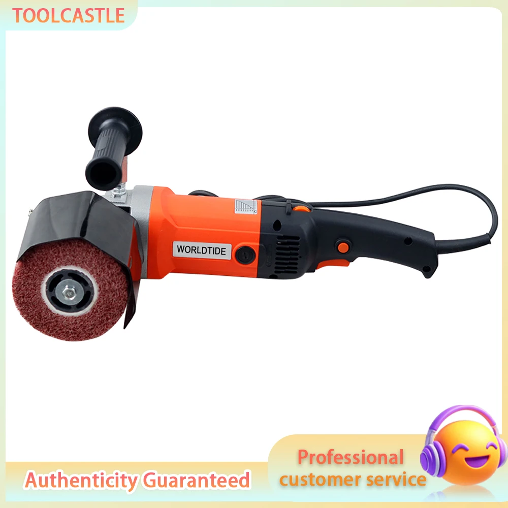 110V/220V Electric Metal Wire Drawing Machine, Polisher Sander for Stainless Steel Wood Mirror Finish Brushed Effect