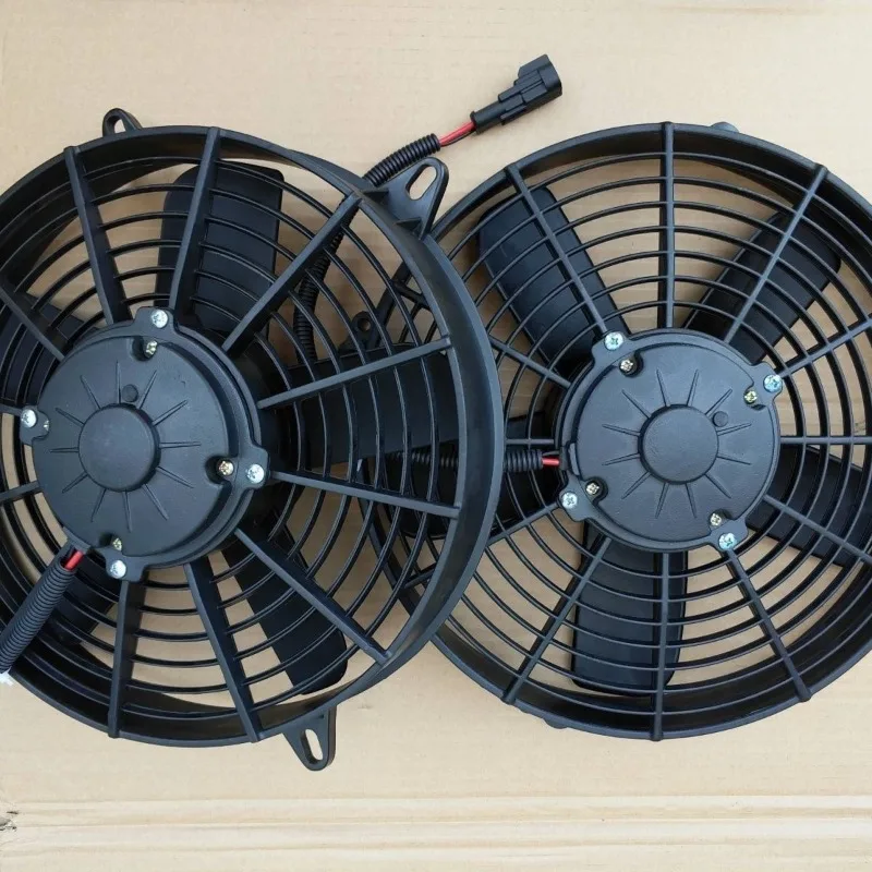 Mixer truck Tank truck Pump truck Electronic fan Hydraulic oil Electronic fan Cooling fan view 2