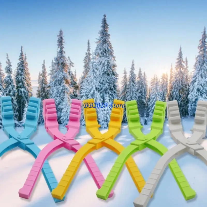 Q0KB Snowflake Form Snoweballs Hersteller Bereit sich auf den Winter Freien Spaß Schnee spielen