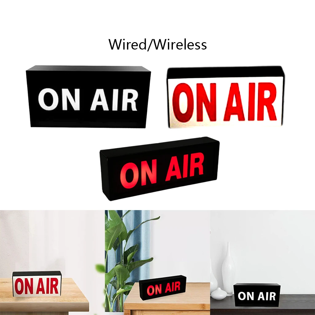 on Air LED Light Bar Wireless Neon Sign Dimmable Acrylic Wall Lamp Fixture for Gaming Studio Home Office Decoration