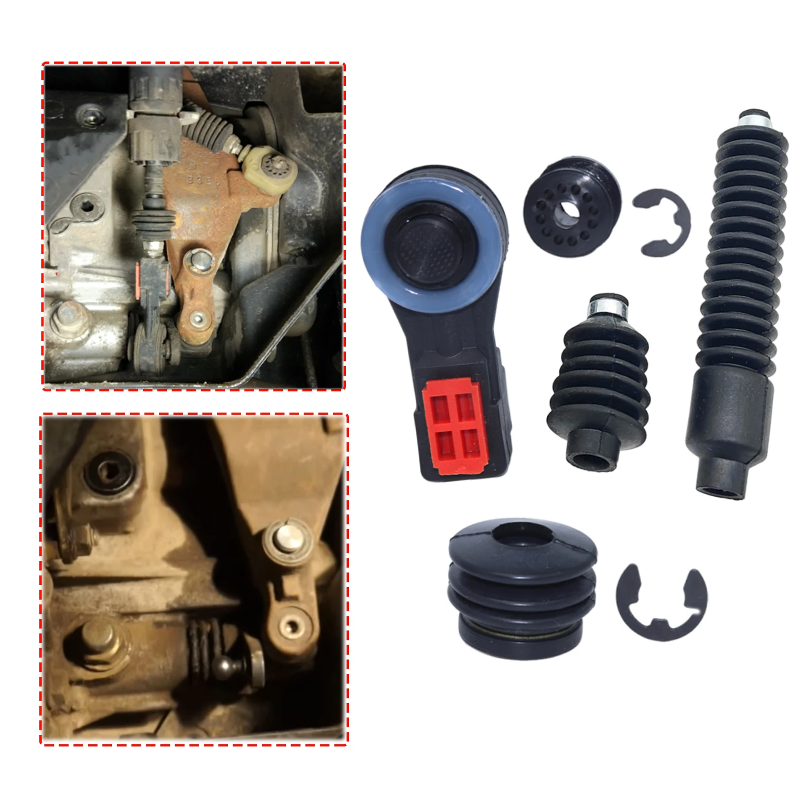 

7pcs Manual Gearbox Shift Cable Linkage Shifter Lever End bush Rod Connect Sleeve For Ford Focus 2 05-2009 Fusion C-Max Fiesta