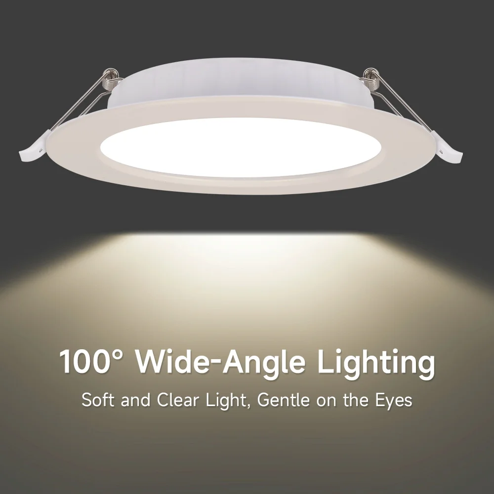 LED Recessed Downlight 6/9/12/18W Modern Indoor Spotlight 220V Recessed Ceiling Light Corridor Living Room Kitchen Decor Light