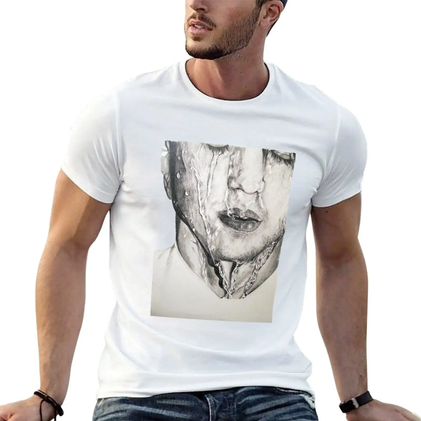 

Wentworth Miller/Michael Scofield Drawing T-Shirt man t shirt heavy cotton t shirt man luxury T-Shirt