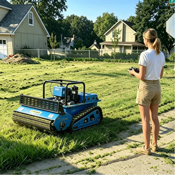 Popular Lawn Mower Durable Body Structure Simple Maintenance Ideal For Large Yard Park Grass Trimming Applications Customized