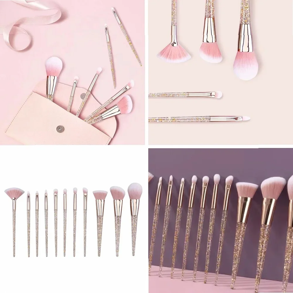 Professional Makeup Brush Set, 11-Piece Soft Blush Brushes Beauty Tools Kit