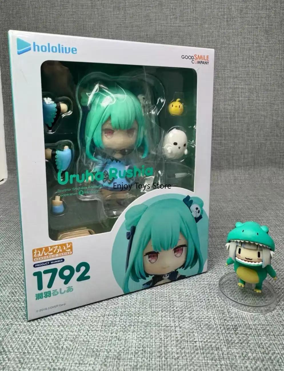 

In Stock Japanese Version Gsc Clay Man Runyu Lucia Zongzi Hololove Figure