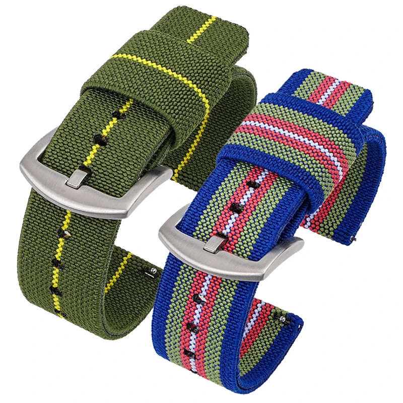 Striped Woven Nylon… - image