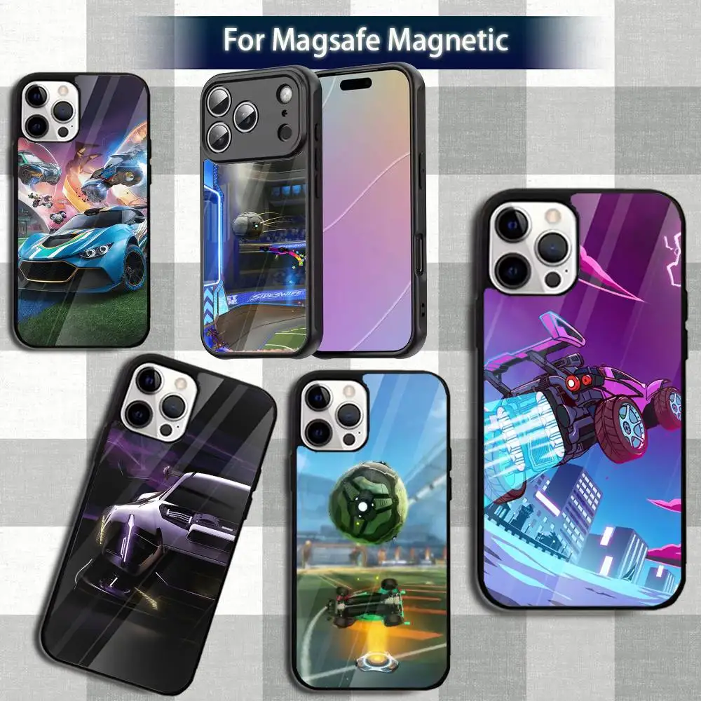 

R-Rocket Game L-LeagueS Phone Case For iPhone 13,12,15,17,11,16,14,Pro,Max,Plus,Mini,Magsafe,Magnetic Wireless Charging Case