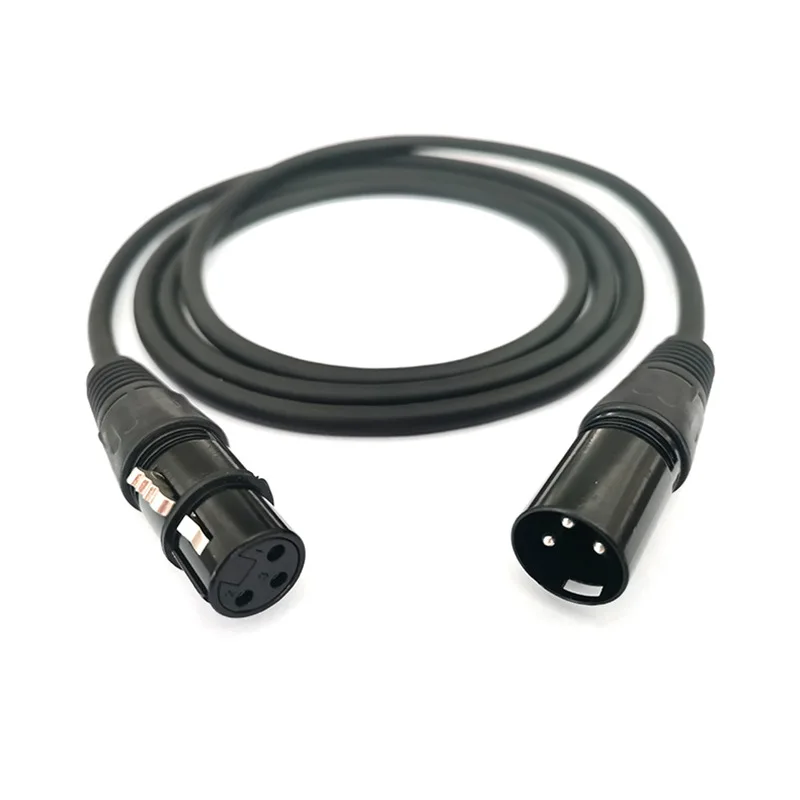 XLR 3pin Cable Male to Male to Female to Female Extension Karaoke Microphone Audio Sound Cannon Cable for Mixer Audio Power