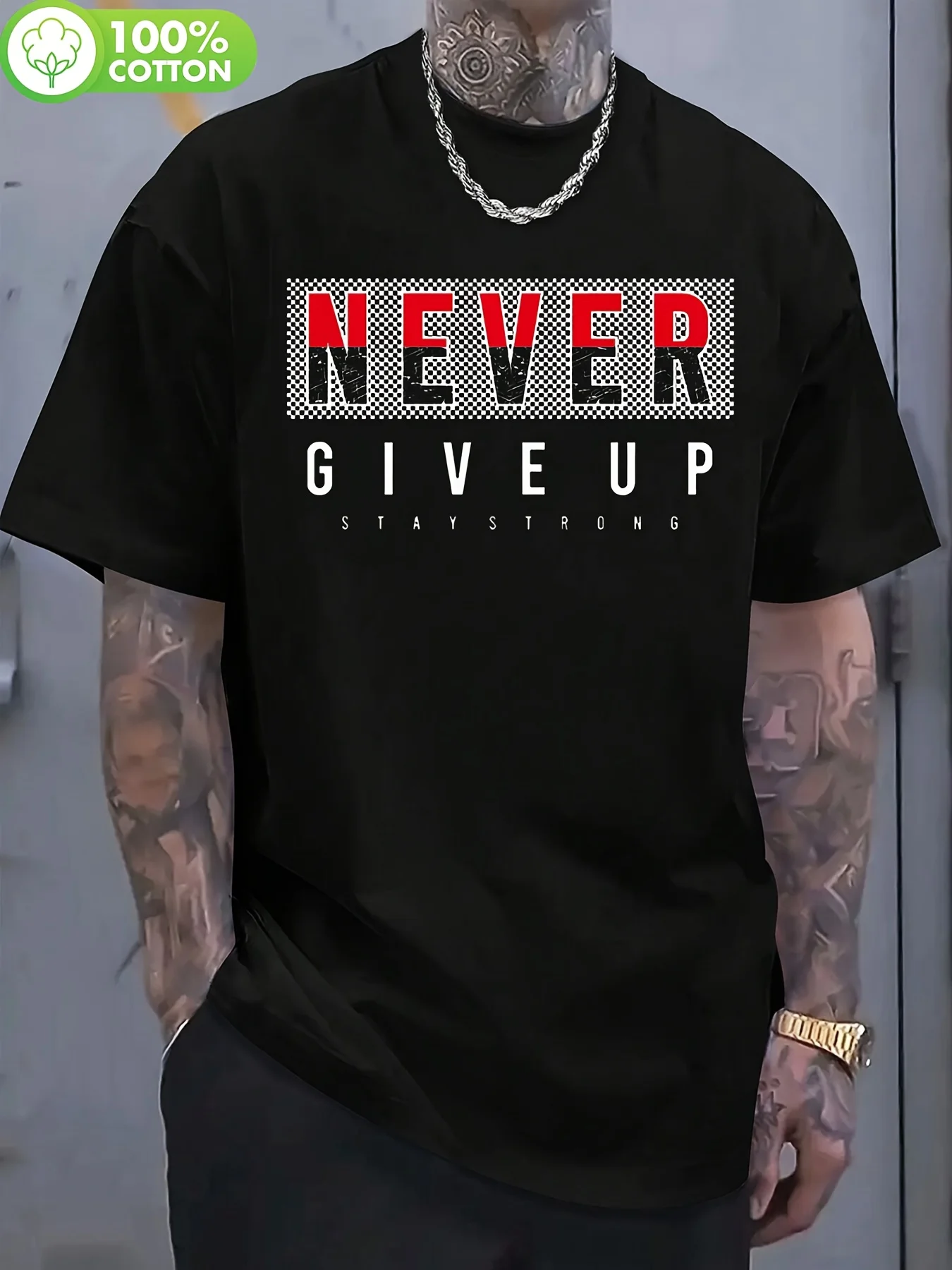 Inspirational Men's T-Shirt Comfortable Cotton Design