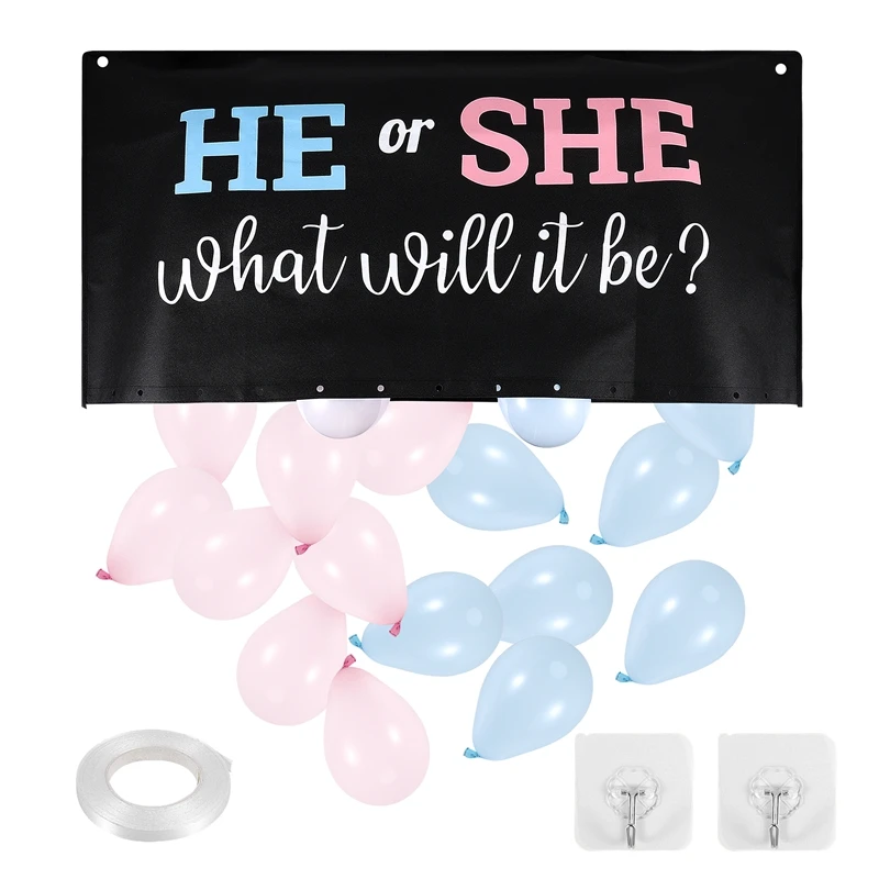 the Perfect Addition to Your Gender Reveal Party Supplies Gender Reveal Balloon Bag Boy or Girl