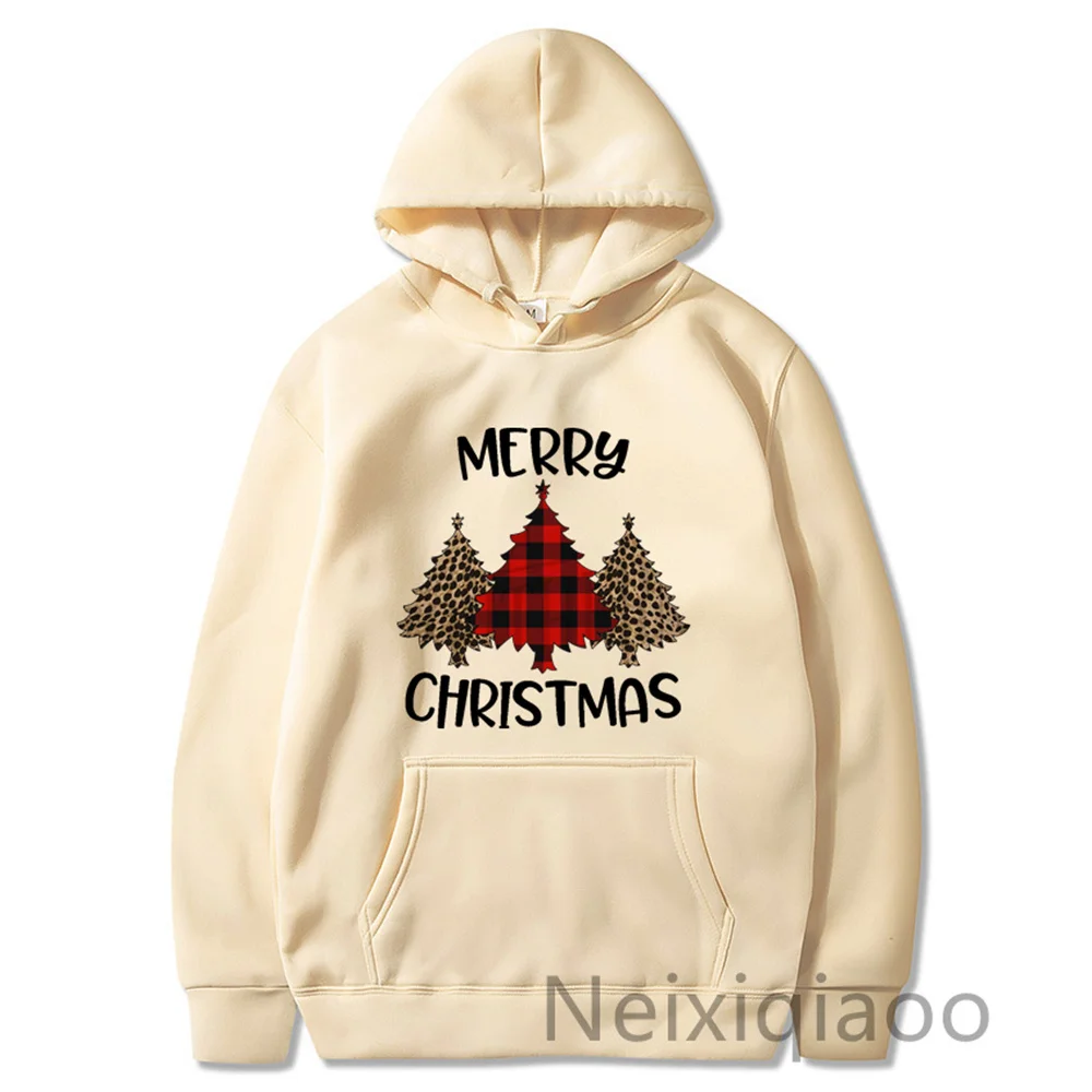 Plus Size Christmas tree Classy Women Men Sweatshirts Autumn Winter New in Pullover Shirt Ladies Streetwear Fashionable Pullover