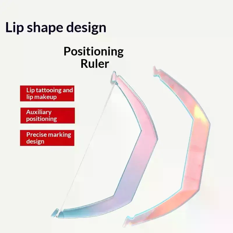 1Pcs Lip Line Stencil Template Reusable Lip Makeup Auxiliary Tool Cosmetic Shaper For Lipstick Application Makeup Practice